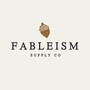 FABLEISM, Meadowsuédoise, Anémone couleur crème corail - au demi-mètre