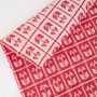 FABLEISM, Meadowsuédois, Linnea en rouge (Jacquard réversible) - au demi-mètre