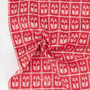 FABLEISM, Meadowsuédois, Linnea en rouge (Jacquard réversible) - au demi-mètre