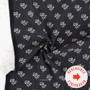 FABLEISM, Meadowsuédoise, Mini Roses nocturnes (Jacquard réversible) - au demi-mètre