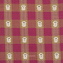 FABLEISM, Shadow Hill, Ghostie Gingham in Berry - by the half-meter