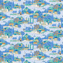 LIBERTY QUILTING, SUMMER LAKES, Lakeside Vista B - by the half-meter