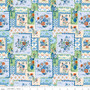 LIBERTY QUILTING, SUMMER LAKES, Vintage Flora B - by the half-meter
