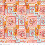 LIBERTY QUILTING, SUMMER LAKES, Vintage Flora D - by the half-meter