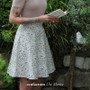 ACUFACTUM Fabrics, Spring / Summer, Flora and Fauna on White - ELEGANTE VIRGULE CANADA