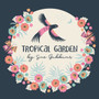 CLOUD 9 Fabrics, TROPICAL GARDEN, Buzz - 100% ORGANIC Cotton - by the half-meter, ELEGANTE VIRGULE, CANADIAN FABRIC SHOP