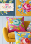 TILDA Wild Rose Embroidery Pillow Kit in CERISE - ELEGANTE VIRGULE CANADA, Cerice