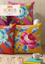 TILDA Garden Rose Embroidery Pillow Kit in MUSTARD - ELEGANTE VIRGULE CANADA