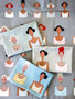 TILDA FABRICS, Me and My Friend, TILDA BASICS - Elegante Virgule Canada