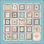 Riley Blake Designs, JANE AUSTEN, Emma, 250 years anniversary - A to Z Jane Austen Panel Quilt Kit, Pattern by Bluebird Patterns