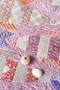 TILDA COTTON BEACH - Striped Fish Quilt in WARM, Quilt Kit 57½" x 75½" (146 x 192cm)- Elegante Virgule Canada, Canadian Fabric Quilt Shop, Quilting Cotton. TILDA Canada, TILDA USA
