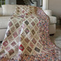 RILEY BLAKE DESIGNS, Jane Austen at Home, DIAMOND PANEL 36" x 43½" (91 x 110 cm) -  ELEGANTE VIRGULE CANADA, Canadian Fabric Quilt Shop, Quilting Cotton