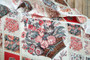 RILEY BLAKE DESIGNS, Jane Austen at Home, DIAMOND PANEL 36" x 43½" (91 x 110 cm) -  ELEGANTE VIRGULE CANADA, Canadian Fabric Quilt Shop, Quilting Cotton