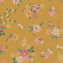 TILDA CHIC ESCAPE, Daisyfield in Mustard - Elegante Virgule Canada, Canadian Fabric Quilt Shop, Quilting Cotton