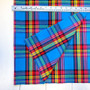 Blue LAGOON Madras 100% cotton, Width 60 inches (150 cm), Per Half-Meter - Elegante Virgule Canada, Canadian Fabric Quilt Shop
