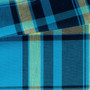 INDIGO Madras 100% cotton, Width 60 inches (150 cm), Per Half-Meter - Elegante Virgule Canada, Canadian Fabric Quilt Shop