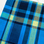 INDIGO Madras 100% cotton, Width 60 inches (150 cm), Per Half-Meter - Elegante Virgule Canada, Canadian Fabric Quilt Shop