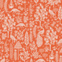 RIFLE PAPER CO CAMONT, Menagerie Silhouette in Orange - by the half-meter - Elegante Virgule Canada, Canadian Fabric Online Shop, Quilt Shop, Quilting Cotton