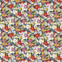 LIBERTY OF LONDON - LIBBY A in Multi Red and Yellow, 100% Cotton Tana Lawn, Per Half-Meter - Elegante Virgule Canada, Canadian Fabric Quilt Shop, Liberty Fabrics