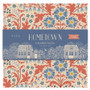 TILDA HOMETOWN, Charm Pack 40 pcs 5" x 5" (12,5 x 12,5 cm) - Complete Main Collection - Elegante Virgule Canada