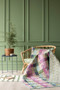 TILDA HOMETOWN, Plaid Porch Quilt Kit (in Plum / Green) - Elegante Virgule Canada