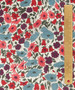 LIBERTY OF LONDON - POPPY AND DAISY P Blue Plum Peach 100% Cotton Tana Lawn - ELEGANTE VIRGULE CANADA, CANADIAN SHOP. LIBERTY IN CANADA