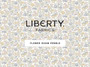 LIBERTY QUILTING, FLOWER SHOW PEBBLE, Hampton Sprig A - ELEGANTE VIRGULE CANADA, Canadian Fabric Quilt Shop, Quilting Cotton