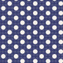 TILDA Medium Dots in Night Blue, 100% Cotton. TILDA BASICS, Elegante Virgule Canada