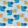 Cotton and Steel Fabrics, CALLI AND CO Jessica Zhao, LIFE FINDS A WAY - Always Be A Dragon in Fire And Ice Metallic Fabric (Blue Grey) - ELEGANTE VIRGULE CANADA, Canadian Fabric Quilt Gift Shop, Quilting Cotton