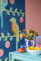 TILDA BLOOMSVILLE , Mango Garden Quilt KIT in Night blue - Elegante Virgule Canada, Canadian Fabric Quilt Shop, Montreal, Quebec, Quilting Cotton