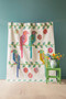 TILDA BLOOMSVILLE , Mango Garden Quilt KIT in Dove white - Elegante Virgule Canada, Canadian Fabric Quilt Shop, Montreal, Quebec, Quilting Cotton