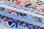 RIFLE PAPER CO, Les Fleurs ROSA in Navy - ELEGANTE VIRGULE CANADA, CANADIAN FABRIC SHOP, Quilting Cotton