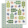 PAPER RAVEN CO, Cotton and Steel Fabrics, WILDFLORA - ELEGANTE VIRGULE CANADA