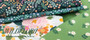 PAPER RAVEN CO, Cotton and Steel Fabrics, WILDFLORA - ELEGANTE VIRGULE CANADA