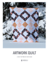 Zahm Co ARTWORK Quilt Paper Pattern - ELEGANTE VIRGULE CANADA, Canadian Quilting Shop, Quilting Cotton
