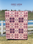 Zahm Co GRID VIEW Quilt Paper Pattern - ELEGANTE VIRGULE CANADA, Canadian Quilting Shop, Quilting Cotton