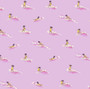 HEATHER ROSS Malibu,  Tiny Surfers in Pink - ELEGANTE VIRGULE CANADA, CANADIAN FABRIC SHOP, Quilting Cotton