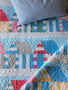 BEACH HUTS Quilt Paper Pattern by Nicola Dodd from CAKE STAND QUILTS - ELEGANTE VIRGULE CANADA