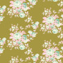 TILDA HARVEST,  Autumn Rose ​in Green - Elegante Virgule Canada, Quilting Cotton, Canadian Quilt Shop