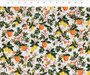 RIFLE PAPER CO, PRIMAVERA Citrus Floral in Cream,  ELEGANTE VIRGULE CANADA, CANADIAN FABRIC SHOP, QUILTING COTTON