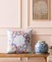 TILDA HIBERNATION, Berry Wreath Cushions kit in  LIGHT BLUE