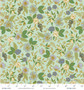 RIFLE PAPER CO, ORCHARD, Colette in Mint Metallic - ELEGANTE VIRGULE CANADA, Canadian Fabric Quilt Shop, Quilting Cotton