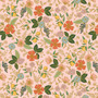RIFLE PAPER CO, ORCHARD, Colette in Blush Metallic - ELEGANTE VIRGULE CANADA, Canadian Fabric Quilt Shop, Quilting Cotton