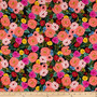 RIFLE PAPER CO,  English Garden JULIET ROSE in Navy 100% RAYON,  ELEGANTE VIRGULE CANADA, CANADIAN FABRIC SHOP, Quilting Shop