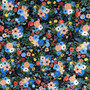 RIFLE PAPER CO, WILDWOOD Petite Garden Party in Navy, 100% RAYON - by the half-meter -  ELEGANTE VIRGULE CANADA, CANADIAN FABRIC SHOP, QUILTING SHOP
