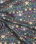 LIBERTY OF LONDON - Forbidden Fruits C in Black Teal Plum, 100% Cotton Tana Lawn - ELEGANTE VIRGULE CANADA