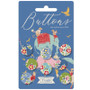 TILDA JUBILEE Farm Flowers, Buttons 0.63in (16mm), Set of 8 buttons - ELEGANTE VIRGULE CANADA