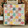 HENRY GLASS FABRICS, KIM DIEHL, TRANQUILITY Windowpane Patchwork Quilt Kit - ELEGANTE VIRGULE CANADA