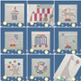 VINTAGE CIRCUS Sampler Quilt Pattern Book by Nicola Dodd from CAKE STAND QUILTS - ELEGANTE VIRGULE CANADA
