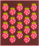 Kit Courtepointe Elizabeth Hartman Berry Season, avec KONA CRUSH (Kona Coty 2023) - Dimensions finies : 137 cm x 163 cm (54 po x 64 po) - Elegante Virgule Canada